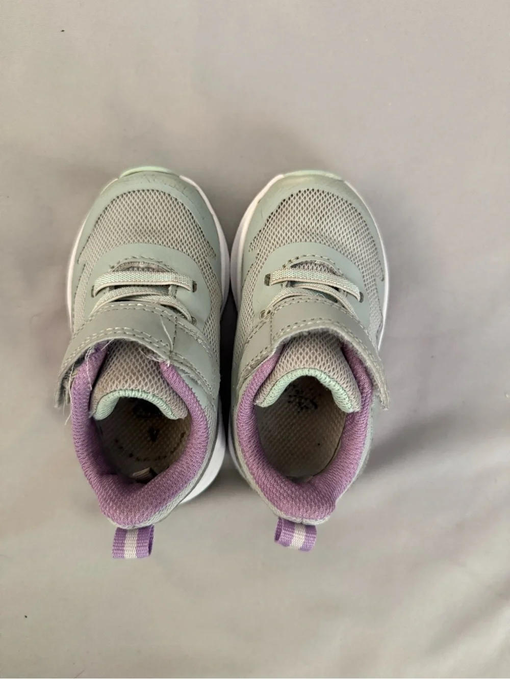 2 Pair Toddler Sneakers-Nike and Athletic Works - Velcro Strap size 4
